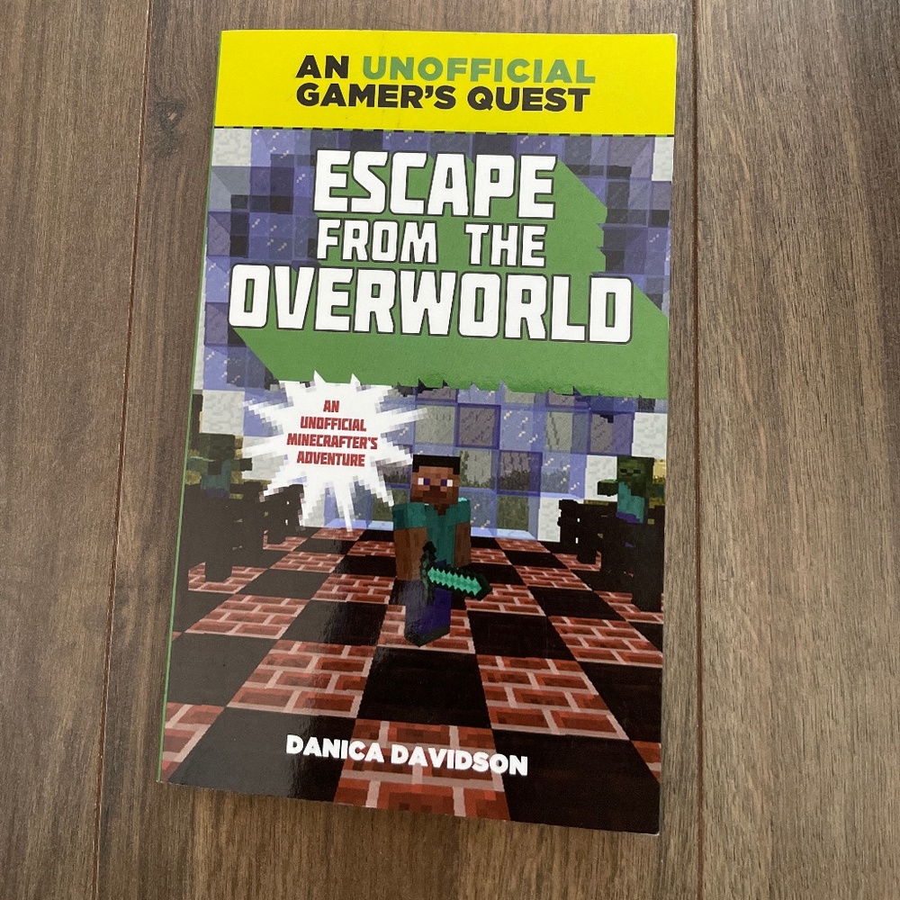 4/$20 Minecraft Escape from the Overworld novel